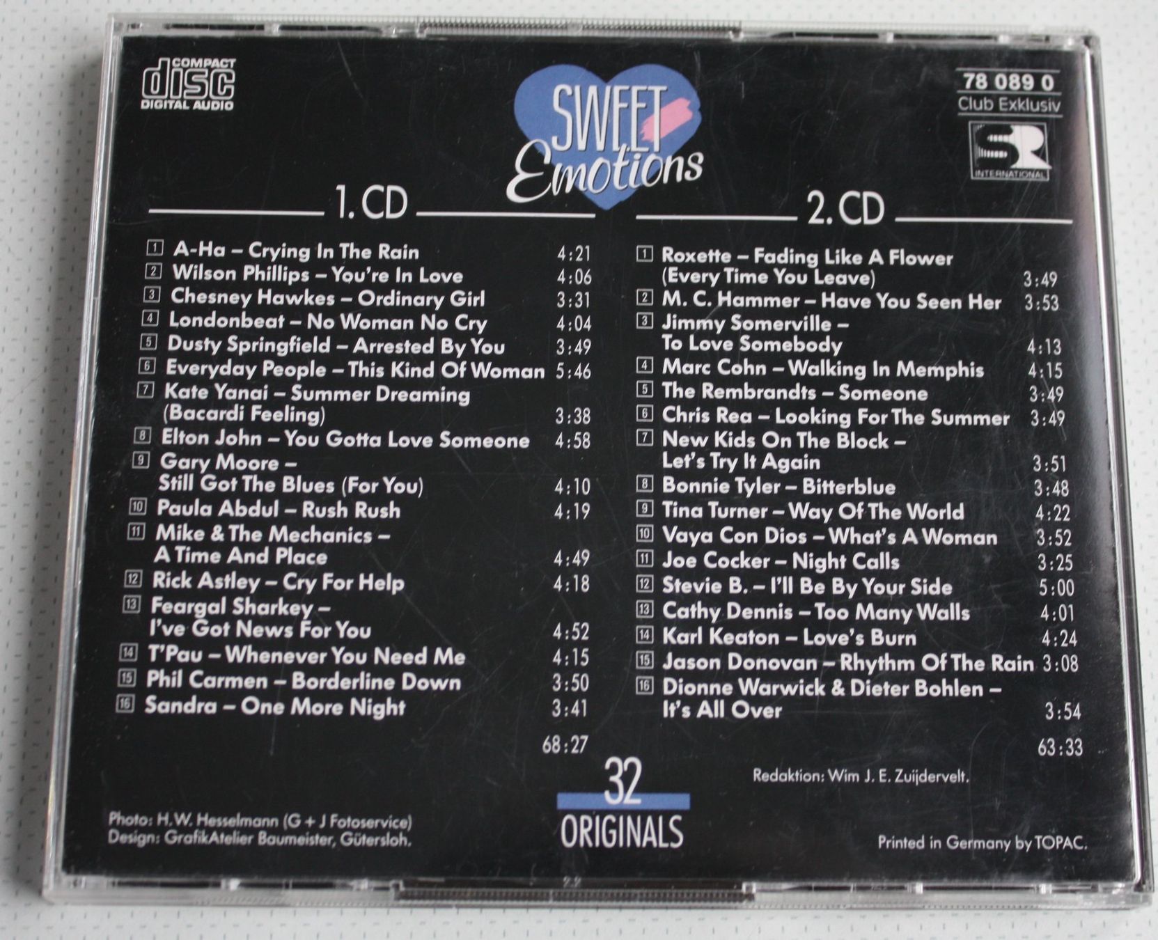 CD: 2 CD Sweet Emotions - 80er Sommer Hits – Usato da Wettingen venduto da Licht08 1