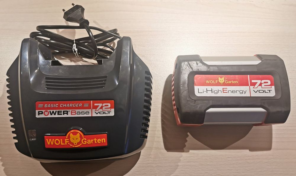 72V Bläser + Schere + Akku + Ladegerät (WOLF Garten) Kaufen auf Ricardo