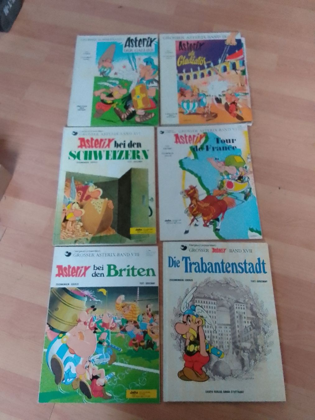 Comics: 6 Asterix Bücher – Gebraucht aus Ebmatingen von swiss.canadian