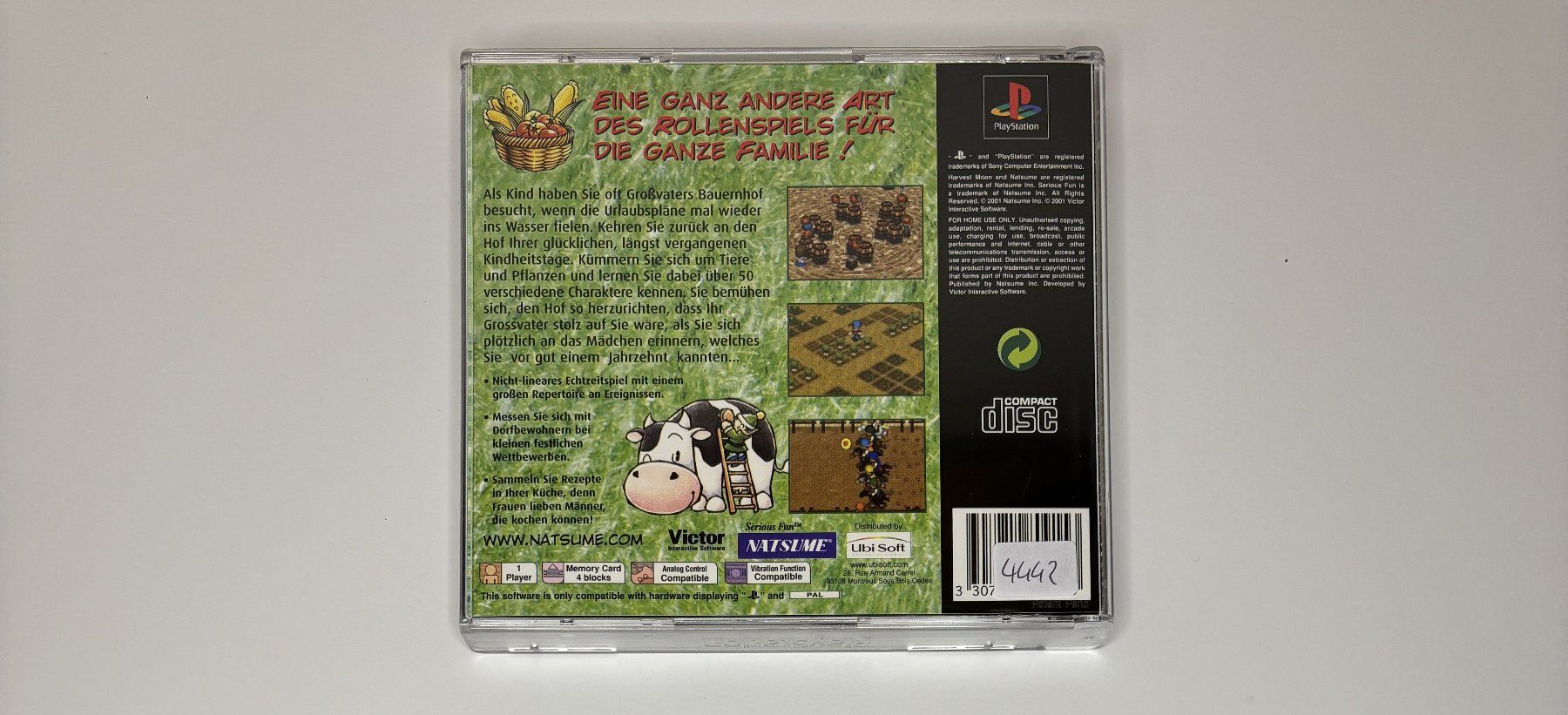 Giochi: PS1 - Harvest Moon - Back To Nature – Usato da Allschwil venduto da Bullach 2