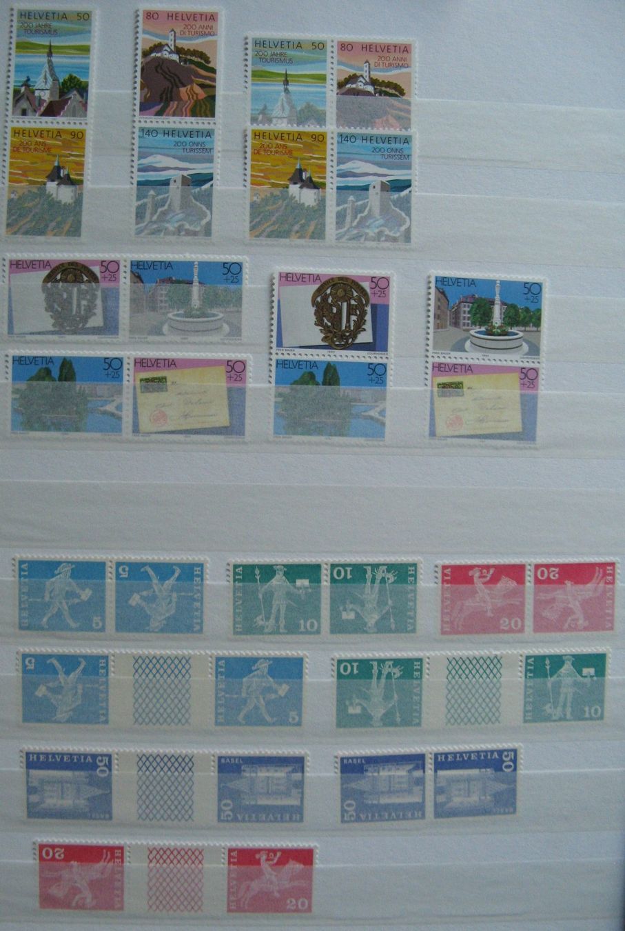 Alle Briefmarken: Kehrdrucke / Zusammenhängende postfrisch – Neu (gemäss Beschreibung) aus Frauenfeld von Interessent1 7