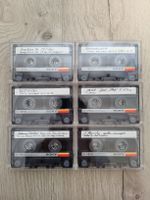 Kassetten - 6 Stueck - Sony HF60, bespielt!