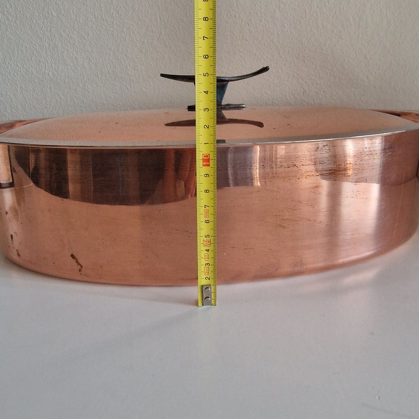 Padelle: Großer ovaler Kupferbehälter mit Deckel SPRING IX – Usato da Birr venduto da dem_9xtm 6