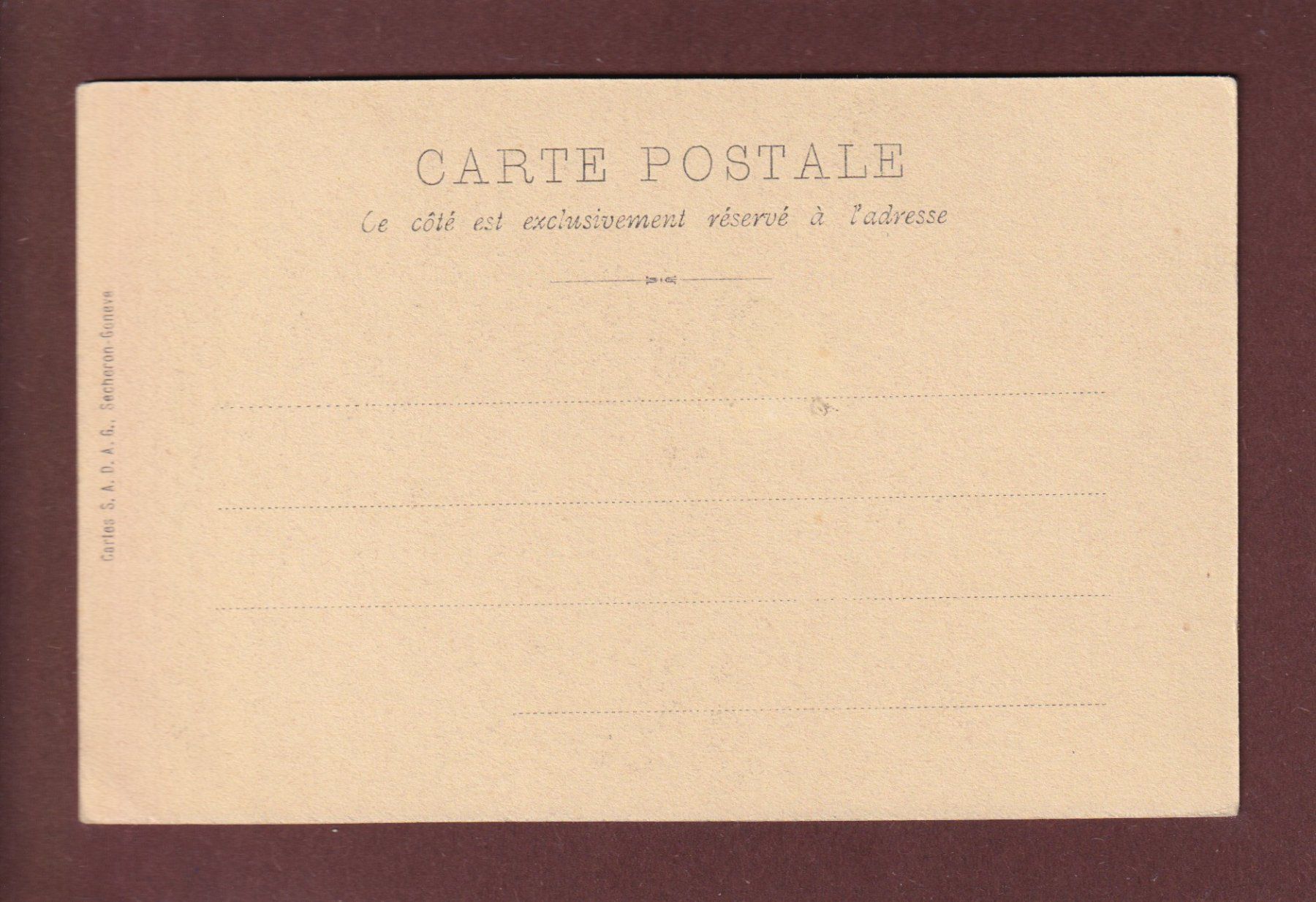 Cartoline postali: GENEVE - La Treille – Usato da Pully venduto da nicecards 1