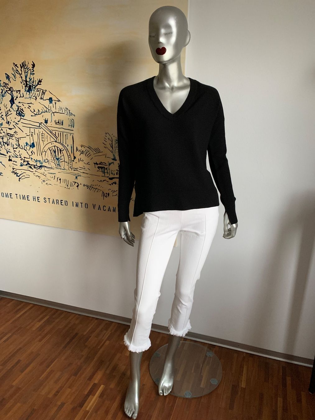 Maglioni & Felpe: Rag & Bone: Schwarzer Merino-Pullover mit V-Ausschnitt – Nuovo (secondo la descrizione) da Luzern venduto da paulablue 1