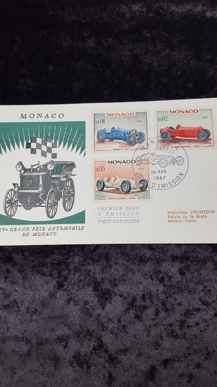 Tous les timbres: 4 Postkarten von Monaco – D'occasion à Reinach par 3Guggerli 2