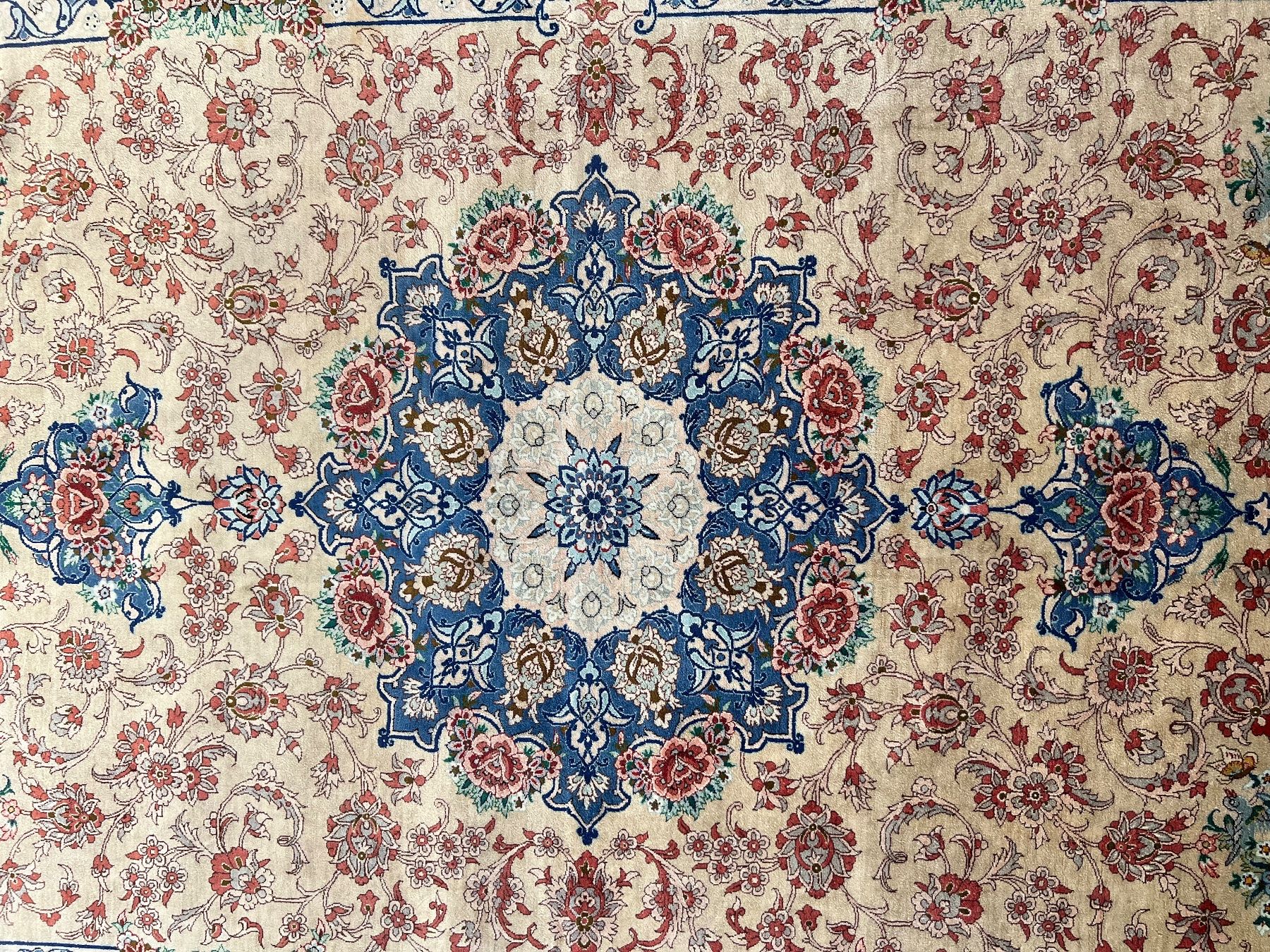 Tappeti: Rare Ancient Ghom silk carpet/ tapis/ teppich, signed Erami – Usato da Morges venduto da Audemars07 1