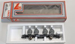 Lima H0 2841: Tragwagen Lss mit 4 Behältern Ddzkr, DC, neu
