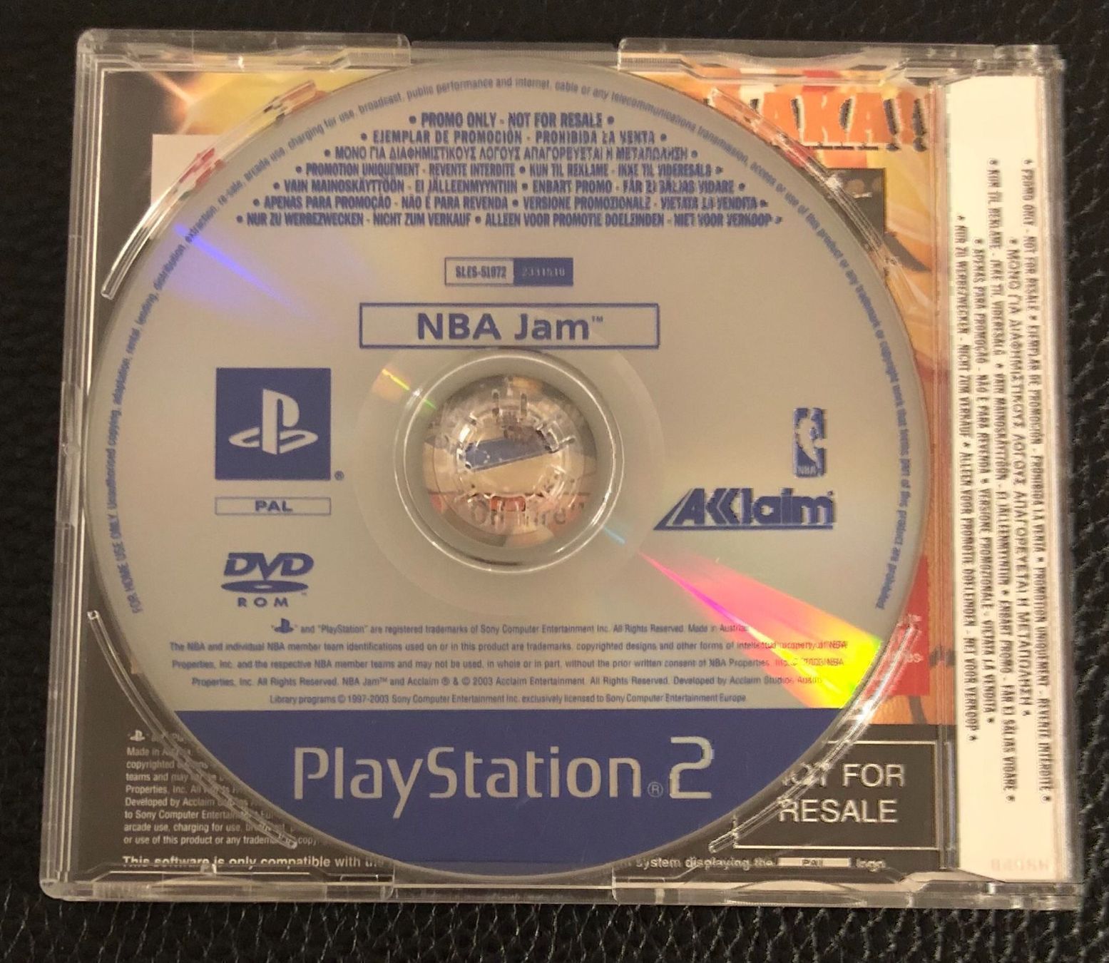 Sony Giochi: NBA Jam Sony PS2 Promo – Usato da Kestenholz venduto da Naruto_01 1