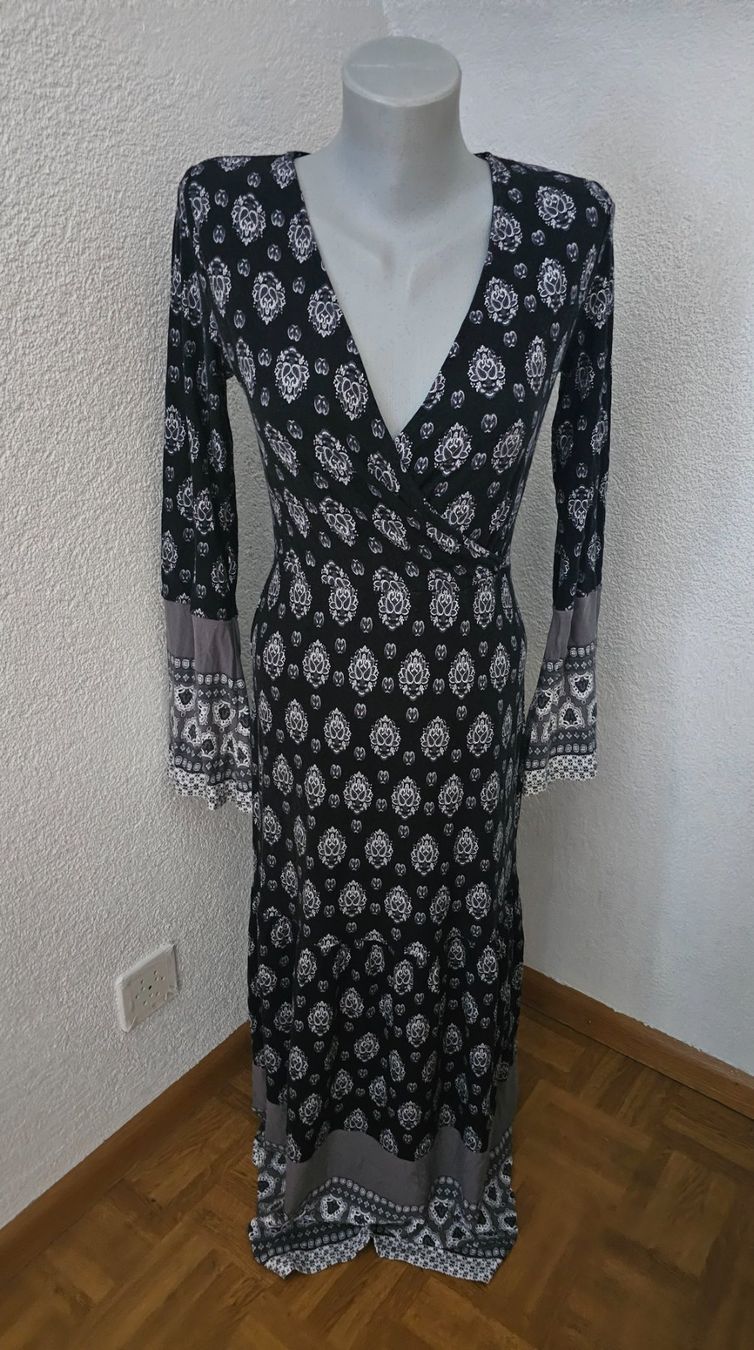 Vestiti: Kleid Maxi mit Print Gr. 36 Hippie Boho Boysen's – Usato da Füllinsdorf venduto da Sunnebliemli7 1