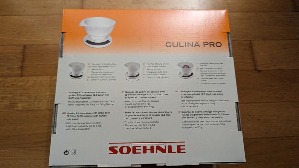 Soehnle bilancia da cucina culina pro soehnle 5kg