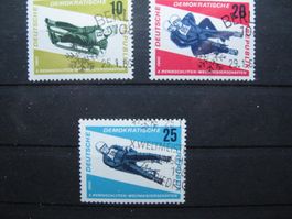DDR 1966  Rennrodel WM gest.