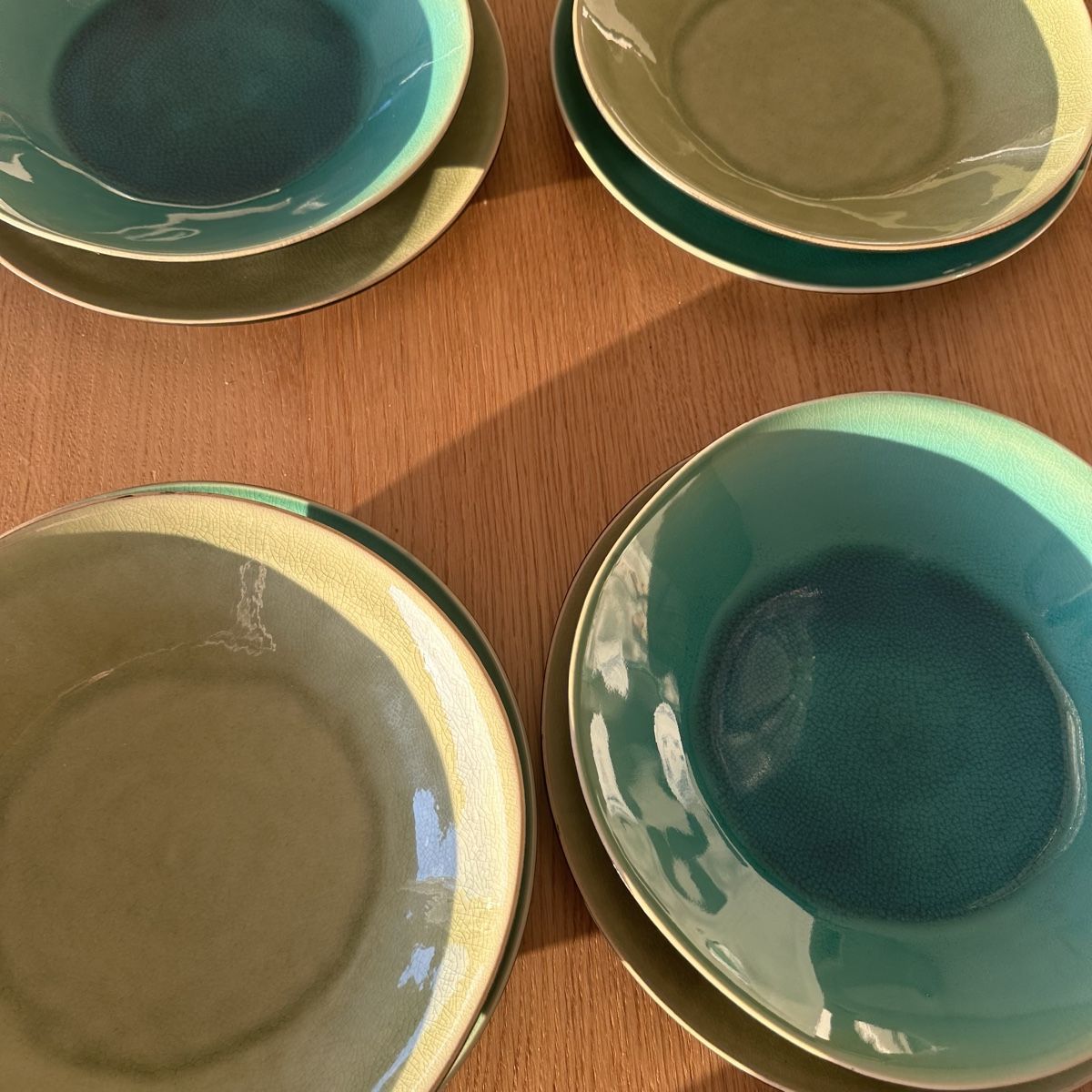 Piatti: Teller Set von Costa Nova azur & vert – Usato da Beringen venduto da Blume1234