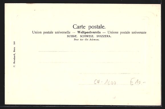 Cartoline postali: AK Genève, Statue de J. J. Rousseau – Usato da Berlin venduto da bartko-reher 1
