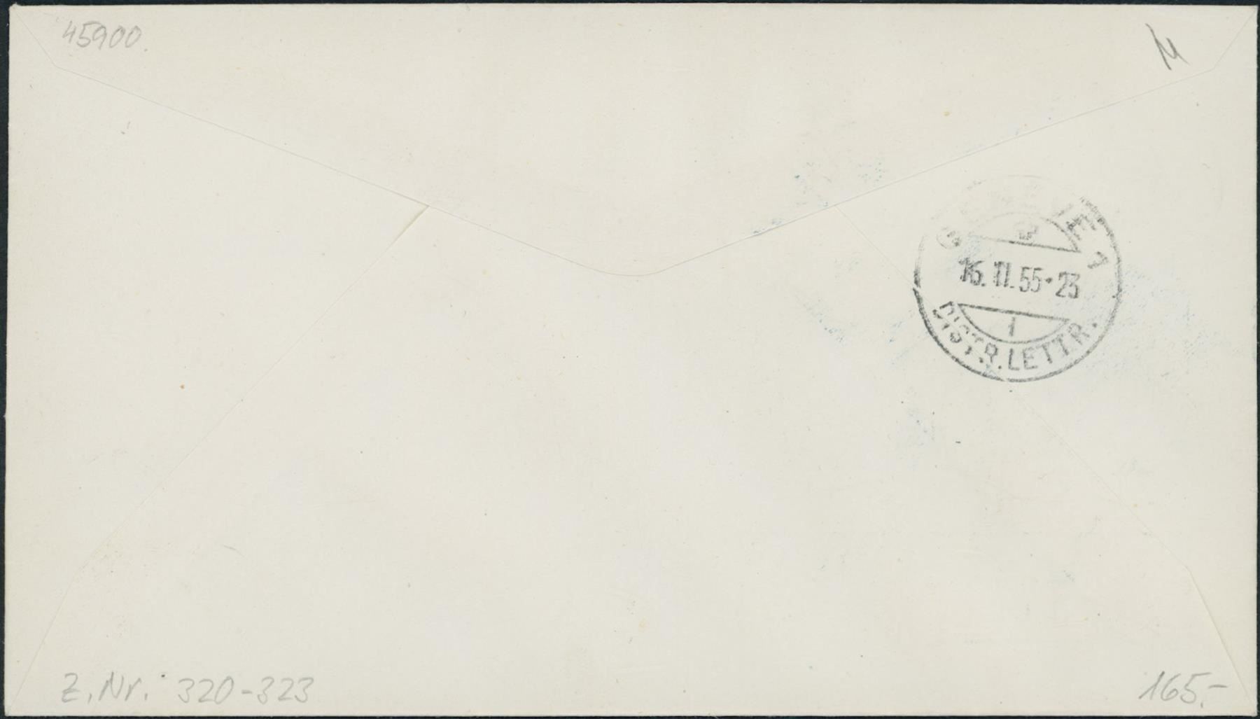 Tutti i francobolli: 1955 - Werbemarken - FDC ET · fr – Usato da Schindellegi venduto da leecollect 1