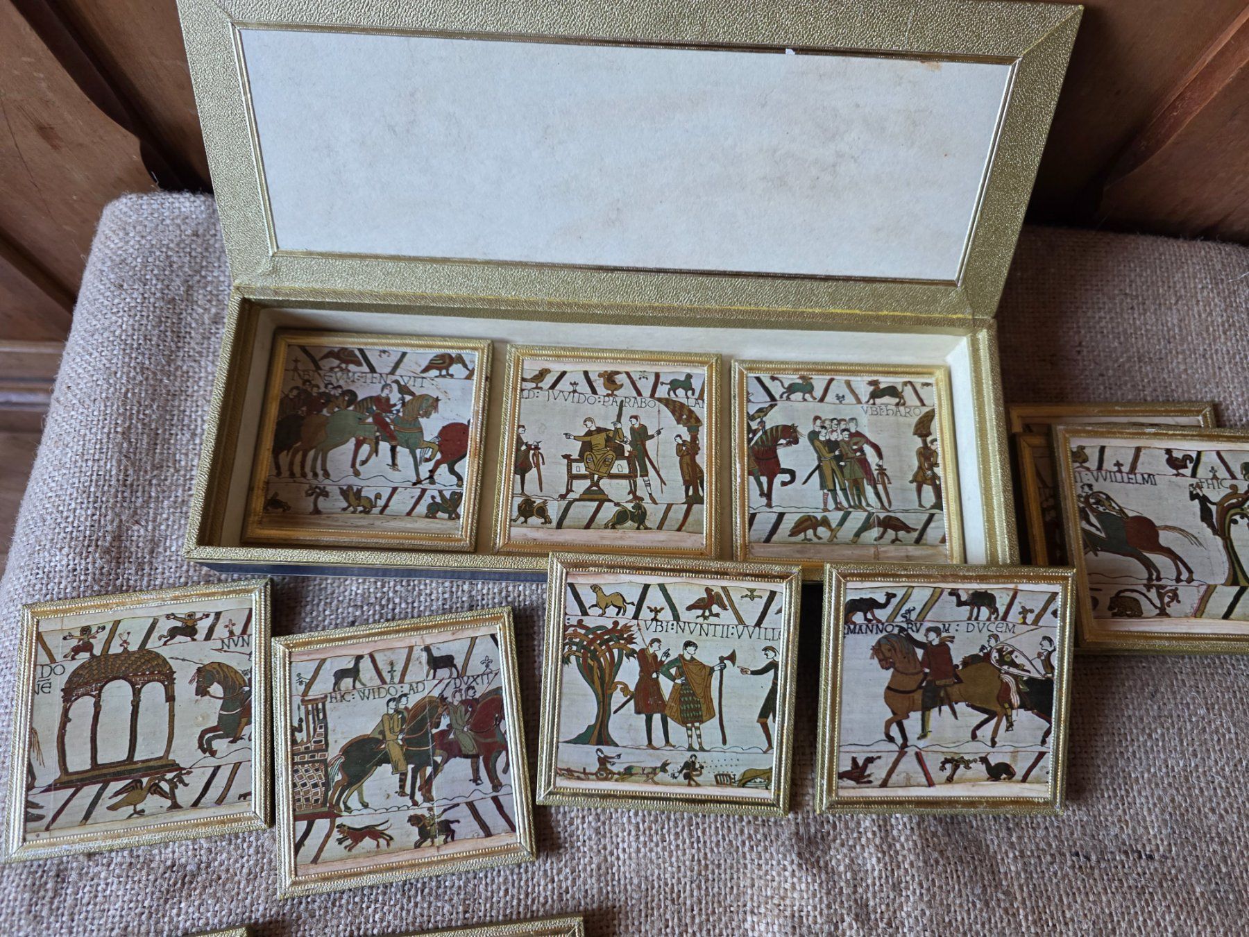 Sottobicchieri: Vintage Untersetzer Set - lateinischer Klassiker – Usato da Walterswil BE venduto da Lonitti 2