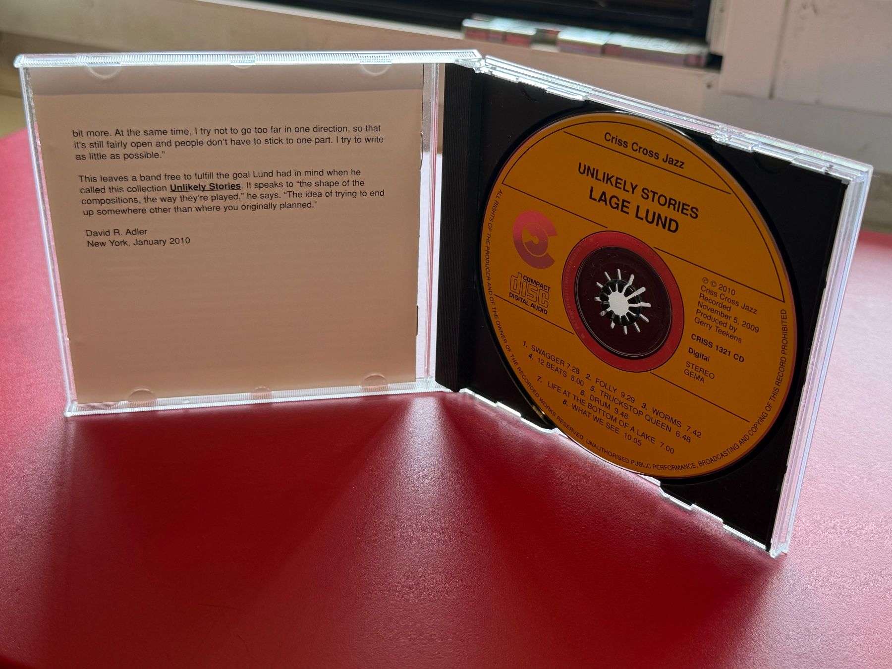 CDs: Lage Lund - Unlikely Stories - KA02A – Gebraucht aus Küsnacht ZH von JazzRecords 2
