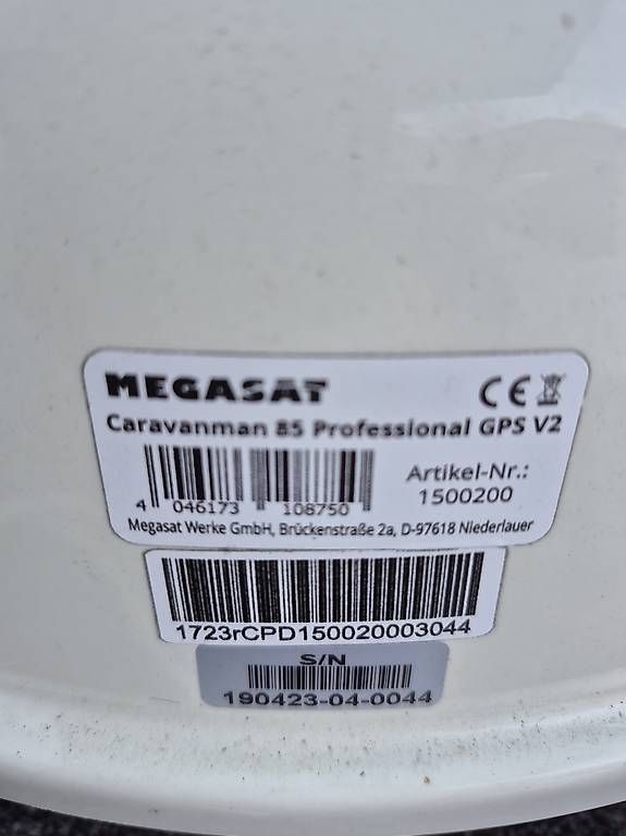 Parabola satellitare: MegaSat CaravanMan 85cm – Usato da Kestenholz venduto da fiatsubi 1