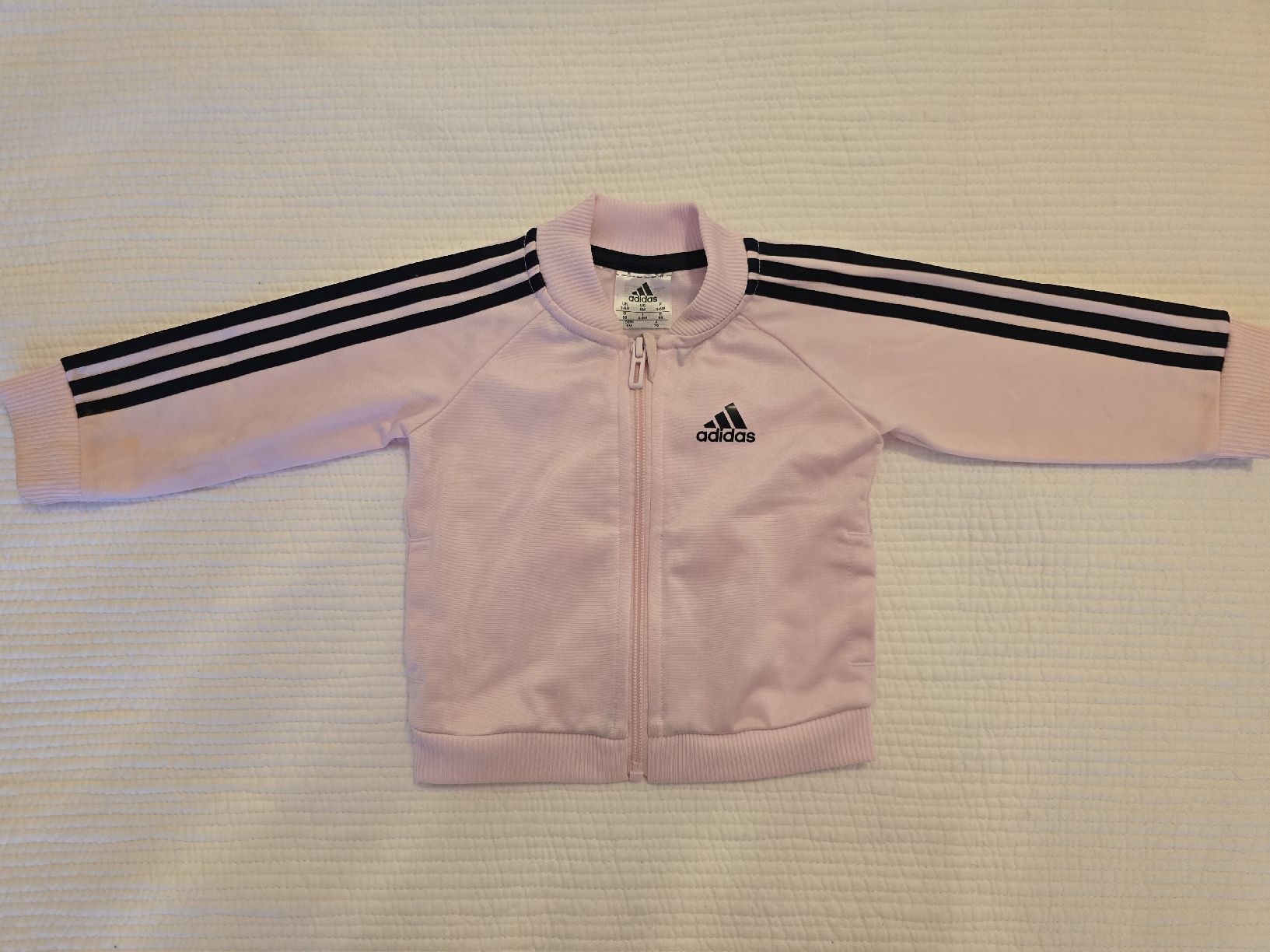 Adidas Giacche & Cappotti: Veste Adidas rose bébé, 3-6 mois – Usato da Genève venduto da cec_d6pg