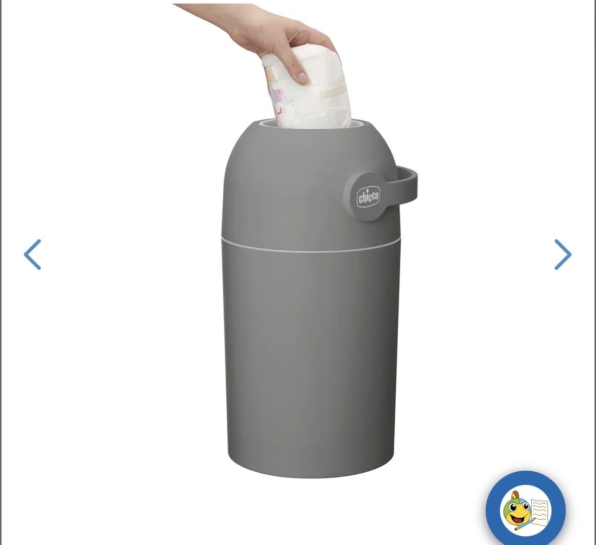 Chicco Cestini per rifiuti: Windeleimer Chicco grau gebraucht guter Zustand – Usato da Reinach BL venduto da jhe_8rdg 3
