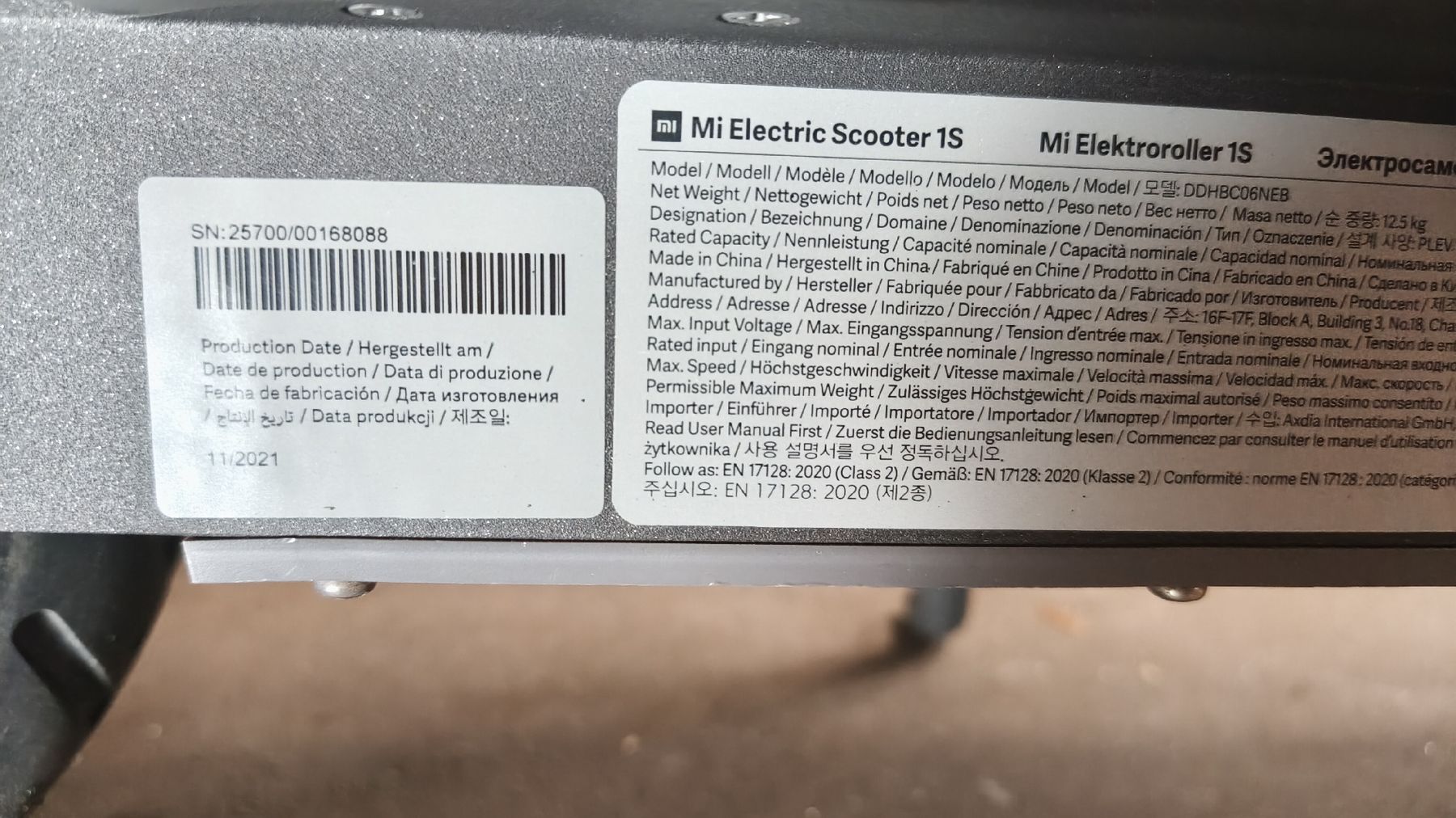 Scooter: Xiaomi 1S E Scooter guter Zustand  – Usato da Laufen venduto da ale_m29m 5