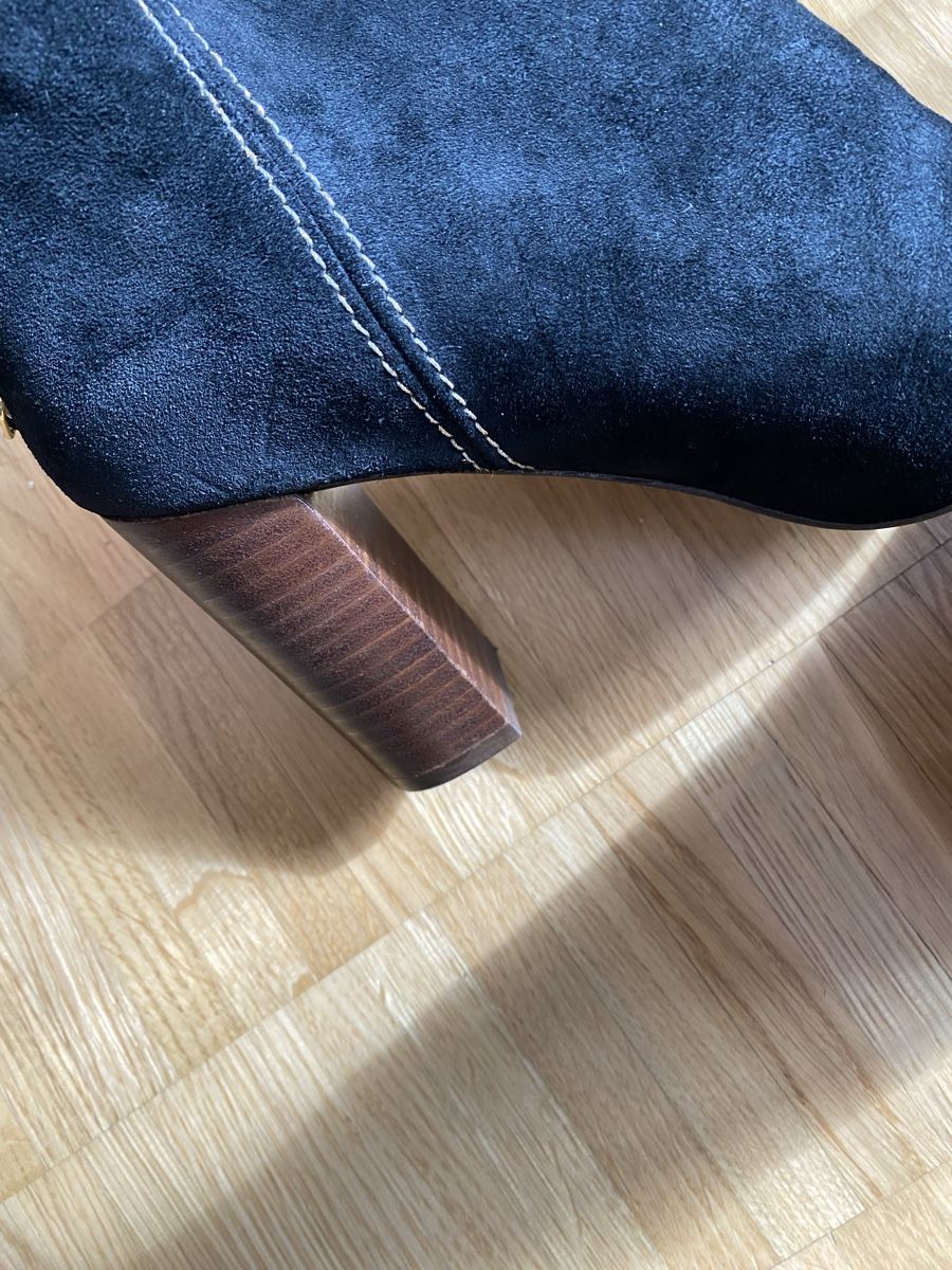 Damenschuhe: Minelli Wildleder Stiefeletten, Schwarz, Gr. 39, – Neu (gemäss Beschreibung) aus Sargans von sel85 5