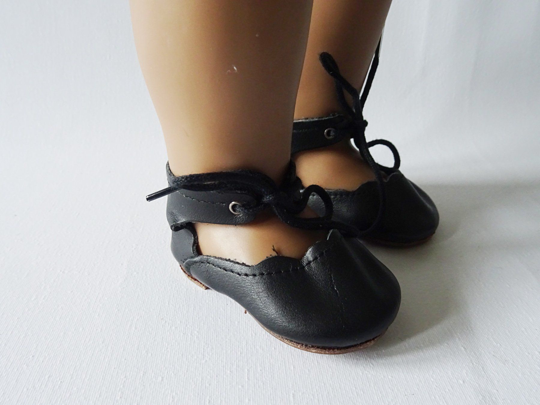 Puppen: Puppenschuhe Leder schwarz – Neu (gemäss Beschreibung) aus Lengnau BE von Muggi7 1