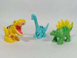 3 jouets dinosaures