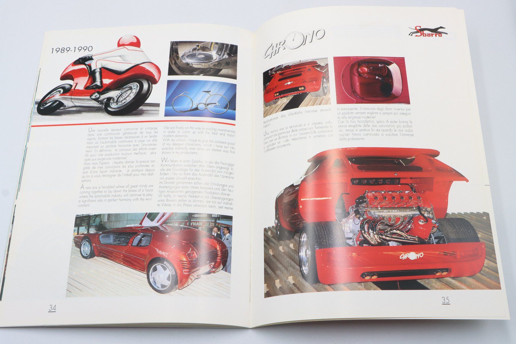 Dokumente: Sbarro Next Step 1992 Prospekt – Gebraucht aus Bühl b.Aarberg von Collectorpassions 8