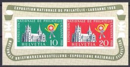 1955, W35**, Block Lausanne postfrisch (13826)