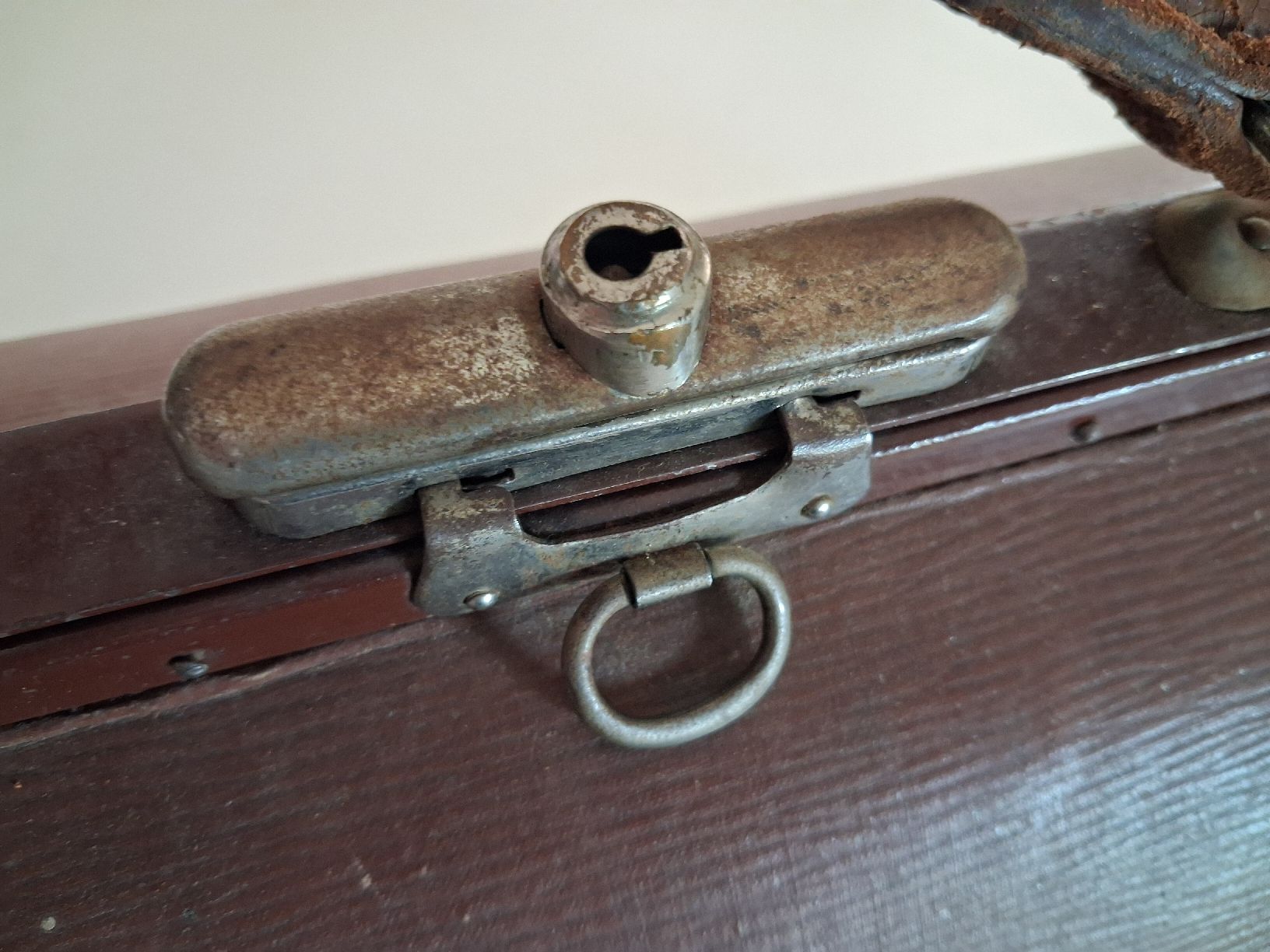 Valigie: Koffer braun Leder Vintage – Usato da Zollikon venduto da Schurti83 4