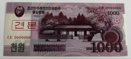 Specimen Korea 1000 Won 2008 Neuwertig