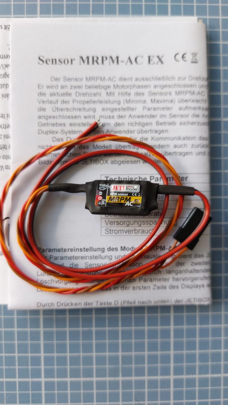 Jeti RC Modellbau: Jeti MRPM-AC EX Sensor – Neu (gemäss Beschreibung) aus Hünenberg von sch_6qfz 1