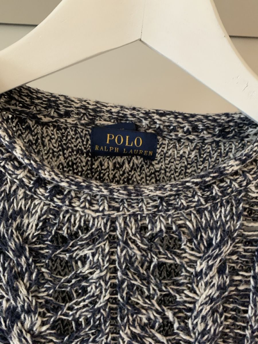 Polo Ralph Lauren Maglioni & Felpe: Pullover Polo Ralph Lauren Strickmuster blau/weiss Grösse S – Usato da Greifensee venduto da GMS_CH 1