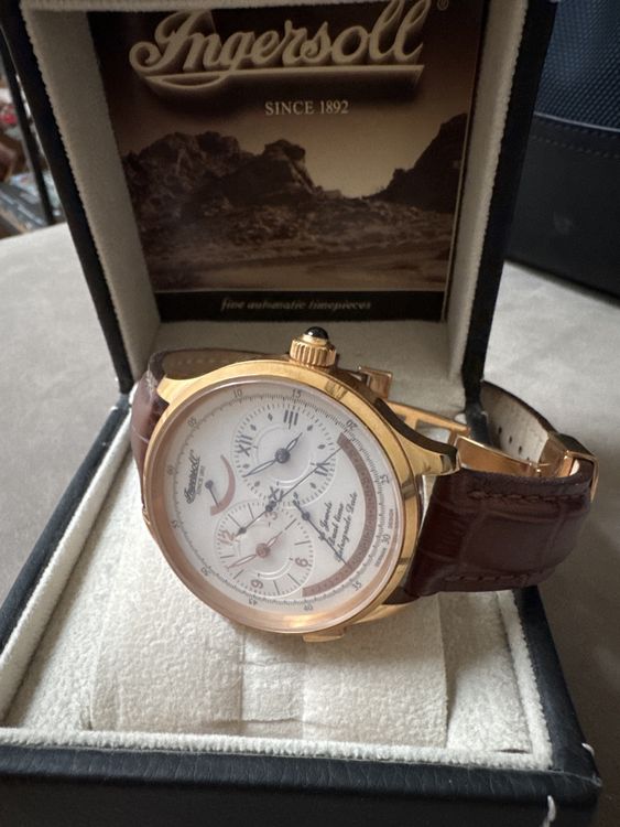 Montre Ingersoll 4100BK Automatic Limited Edition – Vintage, NOS (New Old Stock), Fabrication USA, Neuf Avec étiquettes