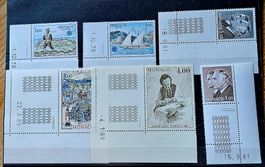 MONACO coins datés ** 1978-89