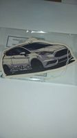 Ford Fiesta ST MK7 Lufterfrischer weiss