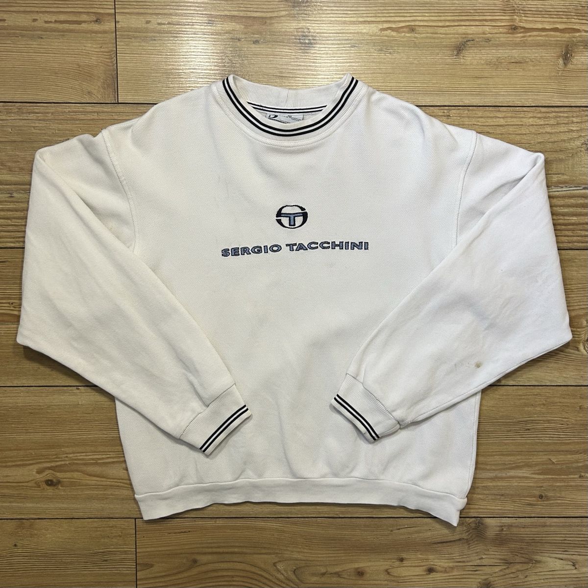 Pullover & Sweatshirts: Vintage Sergio Tacchini embroidered sweatshirt – Gebraucht aus brent von fukusapes