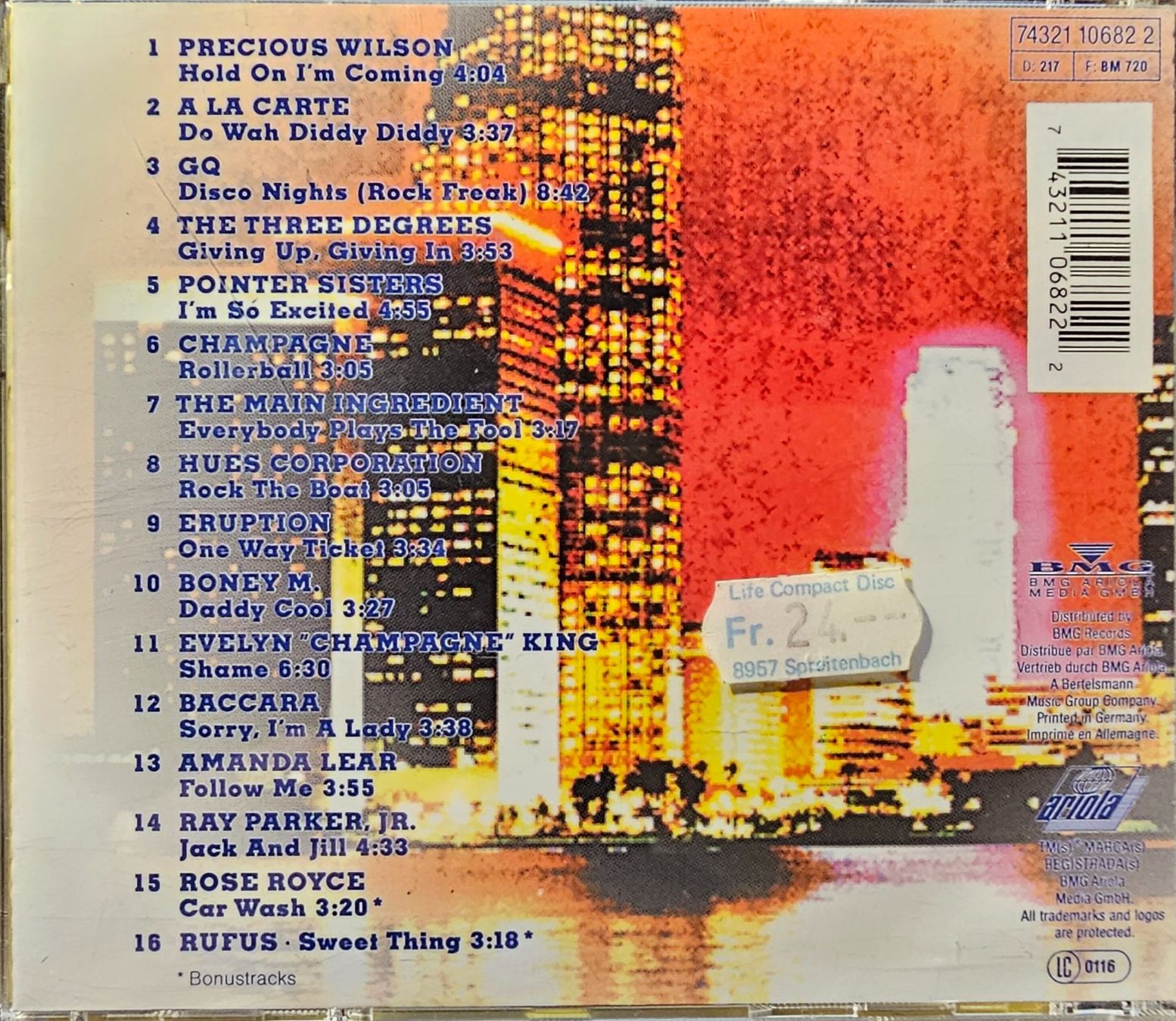 CD: Various – Disco Nights – Usato da Wahlen b. Laufen venduto da Cg10 1