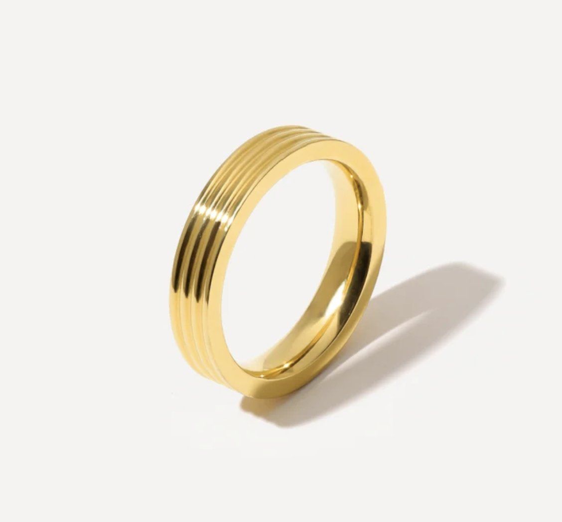 Anelli: ICRUSH Endless Circle Ring 18K vergoldet Gr. 48 – Nuovo e nell'imballaggio originale da Riedt b. Erlen venduto da sina.aline 1