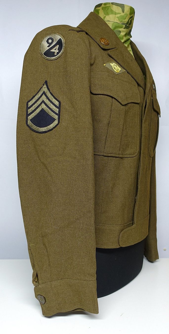 Uniformi: US Army Uniform Ike Jacket  2.Weltkrieg  90th / 94th Inf Div – Usato da Kappelen venduto da Marmoe 2
