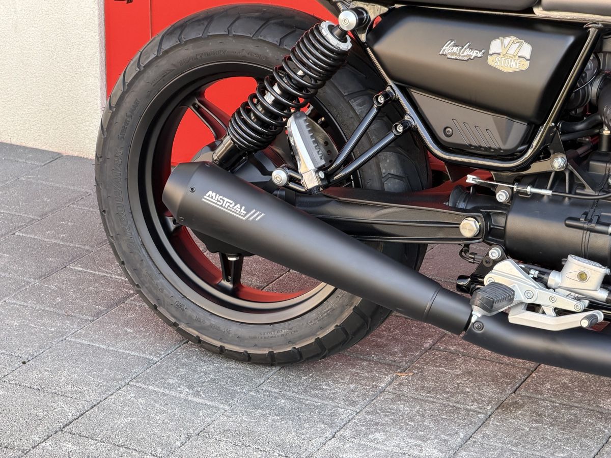 Moto Guzzi Échappements: Auspuff Mistral Moto Guzzi V7 E5 – Neuf avec emballage d'origine à Meggen par leupimoto 3