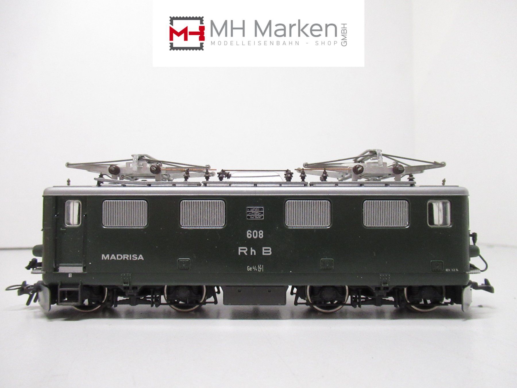 Bemo Modelleisenbahnen: Bemo 1250 E-lok Ge 4/4 der Rhätischen Bahn RhB Analog DC H0m – Gebraucht aus Basel von mhmarken
