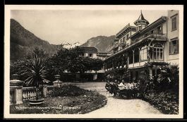 AK Wolfenschiessen, Hotel Eintracht mit Gartenanlage
