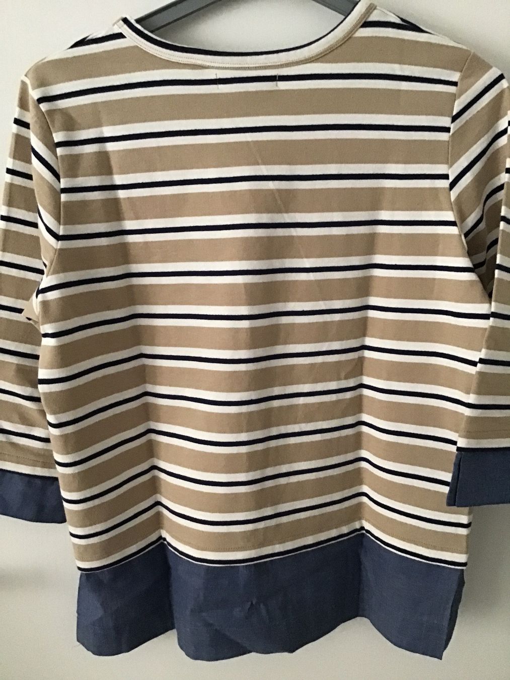 T-shirt: DANDARA SWEATSHIRT KOMBINIERT M. JEANSFARBIGER EINSATZ GR. S – Nuovo (secondo la descrizione) da Glattfelden venduto da ire_w6h2 2