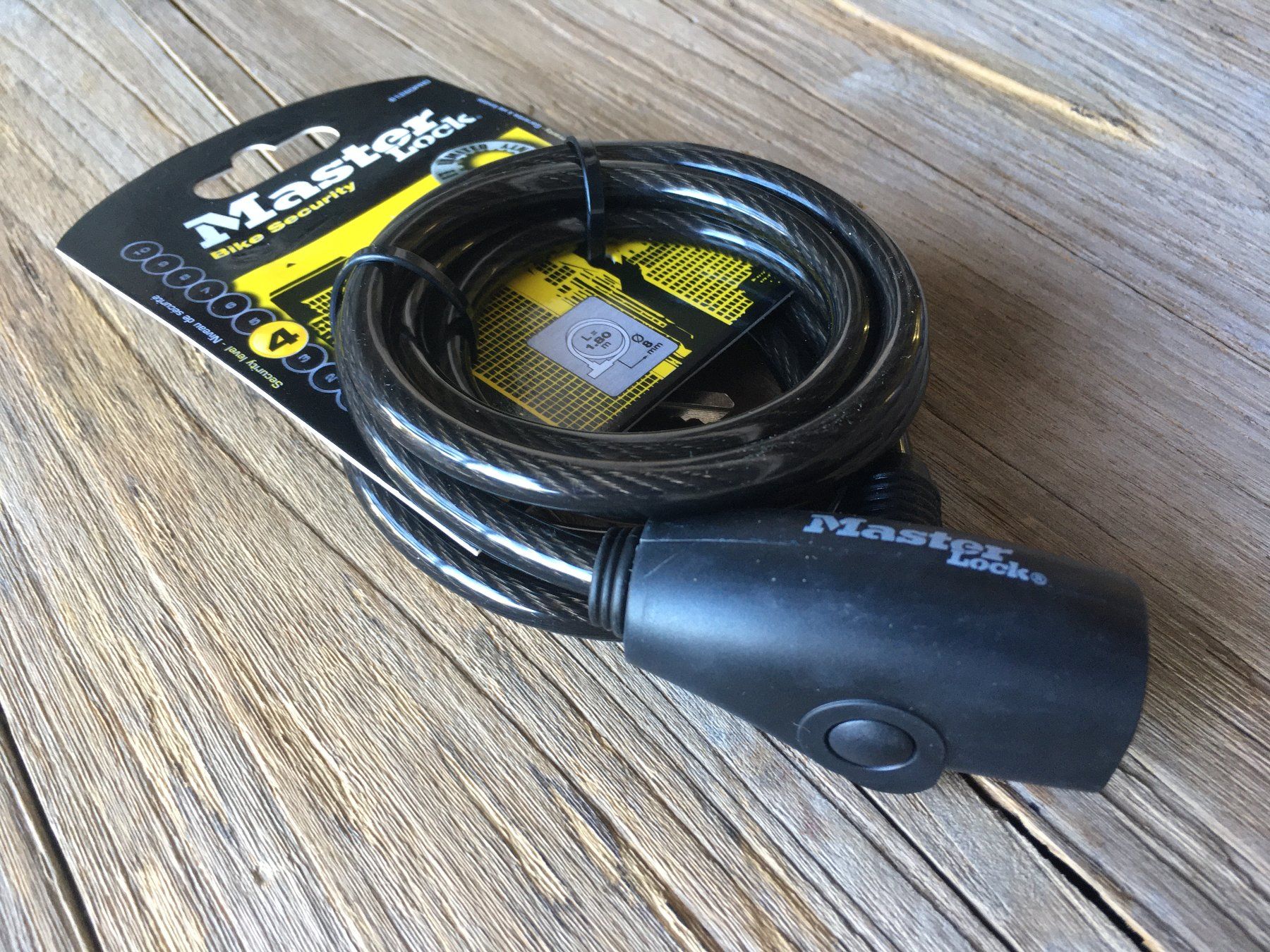 Lucchetti: MASTERLOCK VELOSCHLOSS  1,8 METER  NEU – Nuovo e nell'imballaggio originale da Aesch ZH venduto da LiquidAktion 5