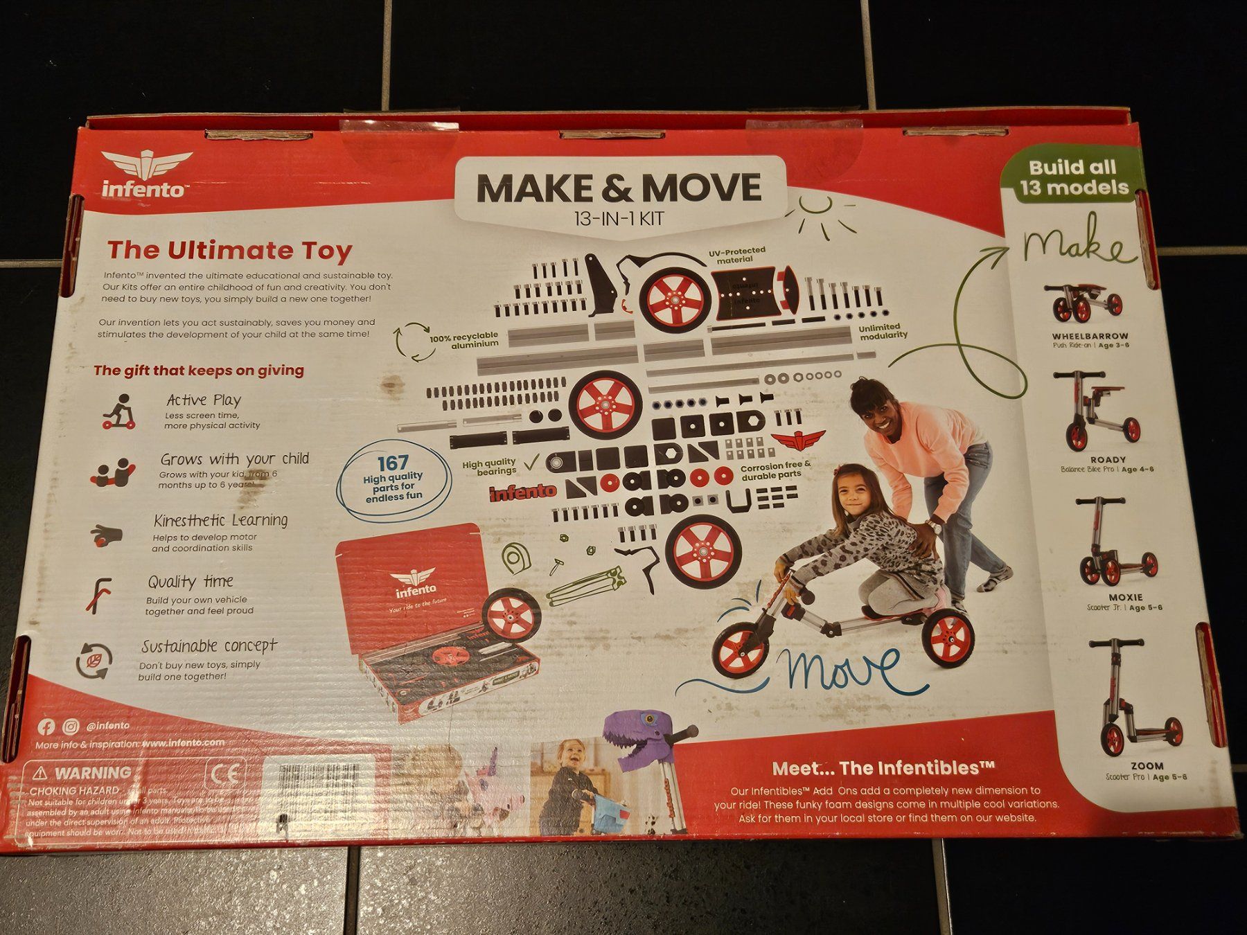 Fahrzeuge für Kinder: Infento Make & Move 13-in-1 Kit – Gebraucht aus Stans von Philhof 2