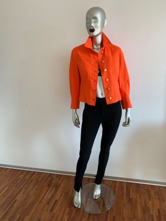 AKRIS: Neuer Blazer in strahlendem orange, 38, NP $1390.00