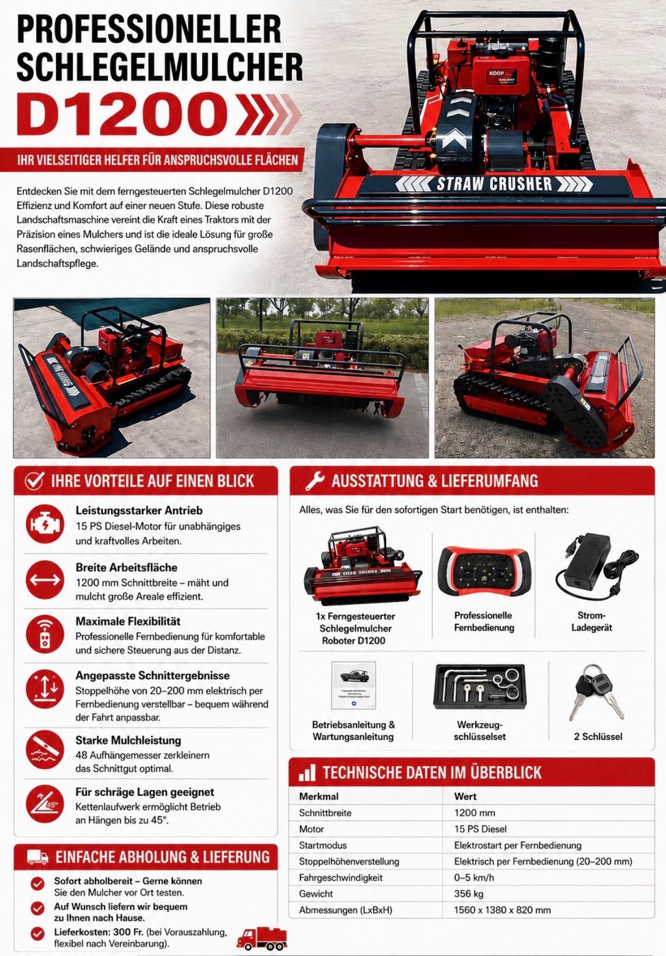 Rasenmäher: Schlegel Mulcher – Neu und originalverpackt aus Biel/Bienne von 3dtm_Shop
