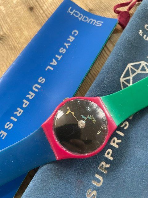 Swatch Uhren: Swatch Crystal Surprise mit Staubbeutel – Gebraucht aus Neuhausen am Rheinfall von galleria13 1